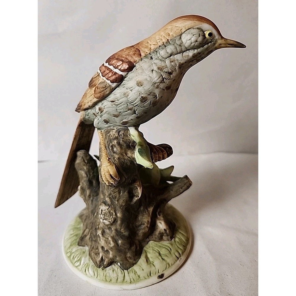 VTG Lot 3 Handpainted Porcelain Birds Figurines Mockingbird, Thrasher, Cardinal* - Picture 11 of 16